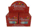 24 Piece Birthday Party Candles (12 Packs Per Disp