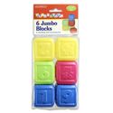 Blocks 6 Pieces Plastic Count And Stack Case Pack 