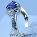 1.75Ct Trillion 7*7MM Solid 14K Yellow Gold Diamon