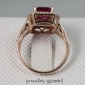 3.17Ct Emeald 9*7MM Solid 14Kt Rose Gold VS Natura