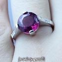 3.14Ct Round 9MM Solid 14Kt White Gold VS Natural 