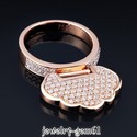 0.62Ct Solid 14Kt Rose Gold VS Natural Diamond Wed