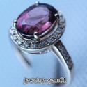 4.20Ct Oval 11*9MM Solid 14Kt R-Gold Natural Diamo