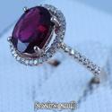 2.02Ct Oval 9*7MM Solid 14Kt Rose Gold Natural Dia