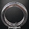 2.07Ct Solid 14Kt White Gold Sapphire VS Diamond W