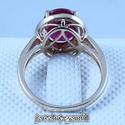 4.74Ct Oval 11*9MM Solid 14Kt Rose Gold VS Natural
