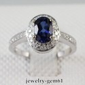 1.21Ct Oval 7*5MM Solid 14Kt White Gold VS Natural