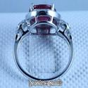 5.21Ct Oval 11*9MM Solid 18Kt White Gold VS Natura