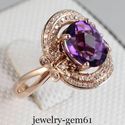 3.14Ct Oval 10*8MM Solid 14Kt Rose Gold Natural Di