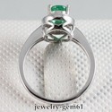 1.22Ct Oval 7*5MM Solid 14Kt White Gold VS Natural