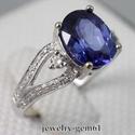 2.85Ct Oval 9*7MM Solid 14Kt White Gold VS Natural