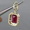 2.67Ct Emerald 8*6MM Solid 14Kt Yellow Gold Natura