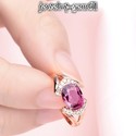 1.96Ct Oval 9*7MM Solid 14Kt R-Gold Pink Tourmalin