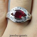 2.23Ct Oval 8*6MM Solid 14Kt White Gold VS Natural