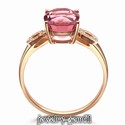 3.10Ct Oval 10*8MM Solid 14Kt Rose Gold VS Natural