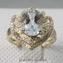 2.74Ct Oval 10*8MM Solid 14Kt Yellow Gold VS Natur