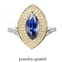 1.76Ct Marquise 10*5MM Solid 14Kt Two-Tone Gold VS