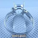 Pear 9*7MM Solid 14Kt White Gold Natural Diamond S