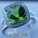 3.20Ct Cushion 9*9MM Solid 14Kt White Gold VS Natu