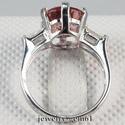 3.44Ct Round 9MM Solid 14Kt White Gold VS Natural 