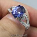 2.85Ct Oval 9*7MM Solid 14Kt White Gold VS Natural