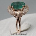 3.98Ct Oval 11*8MM Solid 14Kt R-Gold VS Natural Di