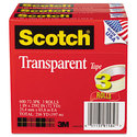 Transparent Tape 600-72-3PK 1"" x 2592"" 3"" Core 