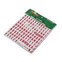 Magnetic Letters Numbers and Symbols Magnetic Red 