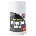 Premoistened Monitor Cleaning Wipes Cloth 6 x 6 80
