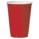 Plastic Party Cold Cups 12 oz. Red 50/Pack