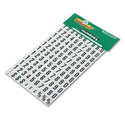 Magnetic Numbers and Symbols  Magnetic  Black  3/4