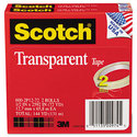 Transparent Tape 600-2P12-72 1/2"" x 2592"" 3"" Co