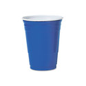 Plastic Party Cold Cups 16 oz. Blue 50/Pack