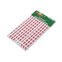Magnetic Letters Numbers and Symbols Magnetic Red 