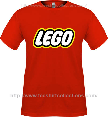 Lego Construction Toy Set Universe Game Logo Symbol Mascot Red T-Shirt ...