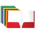 BAZIC Asst. Color 2-Pockets Portfolios Folders Cas