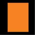 BAZIC Fluorescent Orange 22"" X 28"" Poster Board 