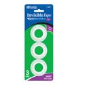BAZIC 3/4"" x 800"" Invisible Tape Refill (3/Pack)