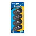 BAZIC Black Oval Eraser (4/pack) Case Pack 72