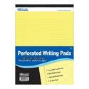 BAZIC 8.5"" x 11.75"" Canary Perforated Writing Pa