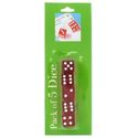 Pack Of 5 Dice 13425 Case Pack 120