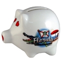 Florida Piggy Bank 3" H X 4" W Elements Case Pack 