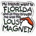 Florida Magnet 2D My Friends Lousy Case Pack 96