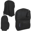 17" Black Backpacks Case Pack 24