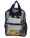 17" Clear PVC Backpack - Navy Case Pack 40