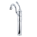 GEORGIAN VESSEL SINK FAUCET WITHOUT DRAIN-Chrome F