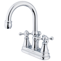 Governor 4 Center Set Lavatory FCT w/brass pop-up-
