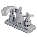 ELINVAR TWIN CROSS HANDLE 4 LAVATORY FAUCET-Chrome