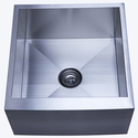 DENVER STAINLESS STEEL FARMHOUSE KIT SINK-Brush Ni