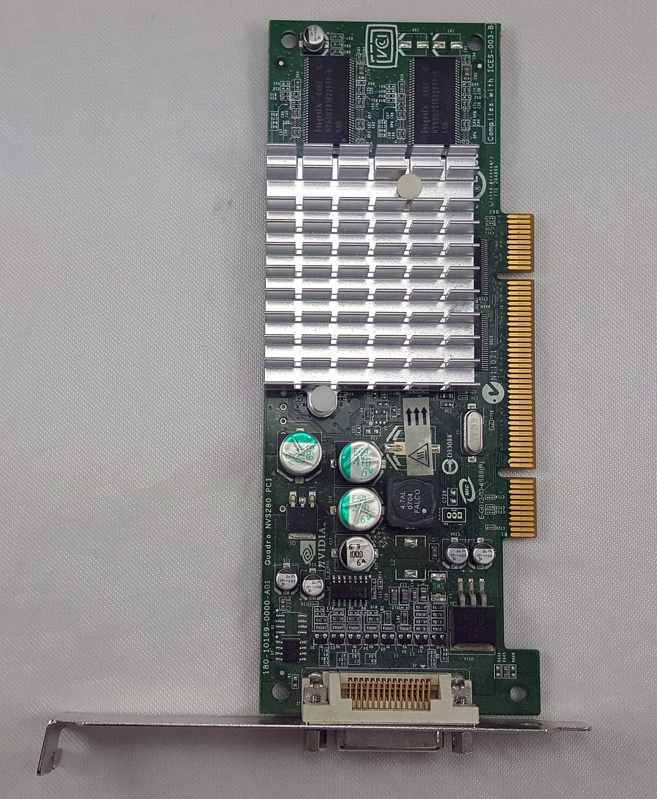 vci quadro nvs 280 pci